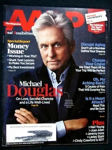 AARP magazine Michael Douglas February/March 2016 - Picture 1 of 1