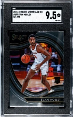 EVAN MOBLEY 2021-22 SGC 9.5 Panini Chronicles Selecciones de draft Seleccionar RC #277 COMO NUEVO 🔥 Foto 1 de 2