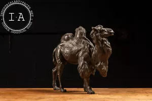 Late Meiji Era Okimono Camel Sculpture - Picture 1 of 7