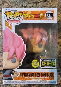 Funko Pop! Dragon Ball Z Super Saiyan Rose Goku Negro #1279 GITD E.E. Exclusivo - Imagen 1 de 2