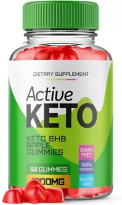 ( 1 Bottle) Active Keto ACV Gummies 1000MG Apple Cider Vinegar 60 Gummies - Picture 1 of 3