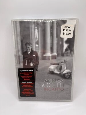 Andrea Bocelli “Incanto” DVD/CD Deluxe Edition Sealed - Buy 3, Get One Free on D Foto 1 de 2