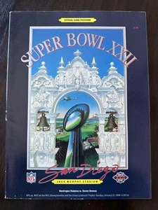 Super Bowl XXII Official Program Redskins/Broncos 1988 - Picture 1 of 4