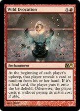Wild Evocation SP M11 MTG Magic The Gathering Red English Card