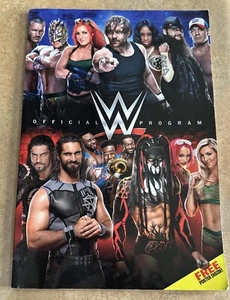 WWE Official Live Event Program 2017 Book - No Poster Smackdown Raw Collection - Picture 1 of 2