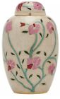 Bras Cremation Urn - Flower Funeral Urn for Human Ashes - Burial Urn with Lacque