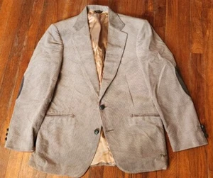 Panhandle Slim Sport Coat Blazer Size Mens 40R Corduroy Patch Sleeve Vintage - Picture 1 of 4