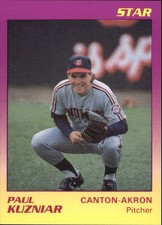 1989 Canton-Akron Indians Star #11 Paul Kuzniar