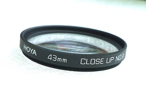43mm Hoya +3 Close Up Lens Filter - NEW - Picture 1 of 5