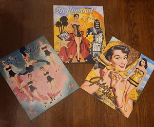 Lot 3 Paper Doll Books Gold Girl Hollywood Style Pert and Pretty Uncut New - Picture 1 of 19