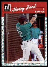 2023 Donruss Baseball Retro Base Liberty #255 Harry Ford - Seattle Mariners