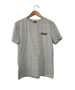 Huel T-Shirt Grey Mens Round Neck Short Sleeve Medium - Picture 1 of 5
