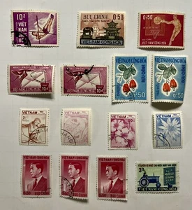Viet-Nam Early Old Postage Stamps Mix Lot Mint & Used #VN005 - Picture 1 of 1