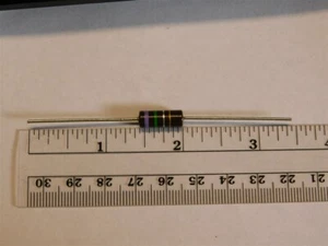 10 Vintage 47FH75J .75 Ohm 2W 5% Wirewound Power Resistors Color Coded - Picture 1 of 1
