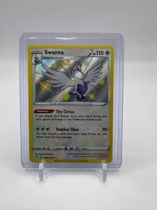Swanna SV096/SV122 SHINY HOLO ULTRA RARA SWSH Shining Fates Pokemon quasi nuova 2021 - Foto 1 di 2