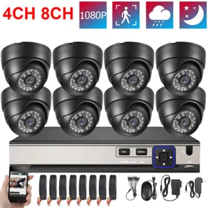 4CH 8CH Wireless Security CCTV Camera System Night Vision Surveillance DVR LOT - Picture 1 of 19