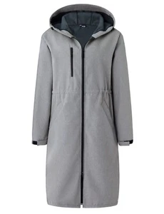 Wantdo Unisex Waterproof Swim Parka Long Warm Winter Athletic Swimwear Coat Hood - Picture 1 of 37