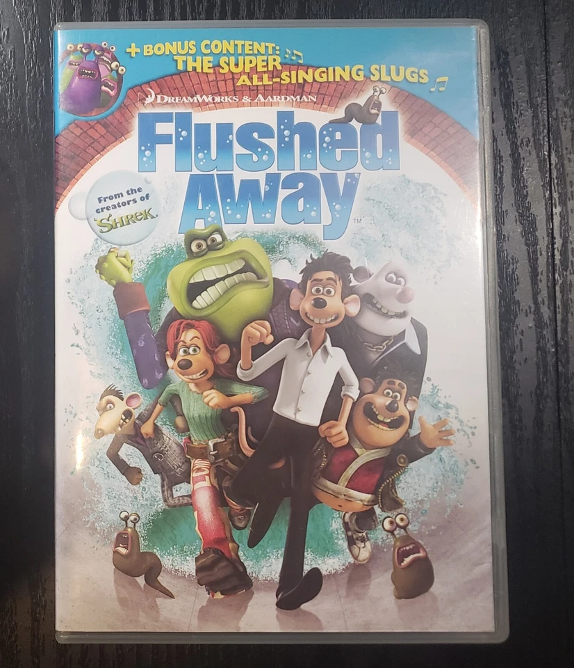 movie Flushed Away 沖出水世界 DVD 莫文蔚 古天樂 林曉峰 錢嘉樂 粵語配音 Hong Kong Version Foto 1 de 3