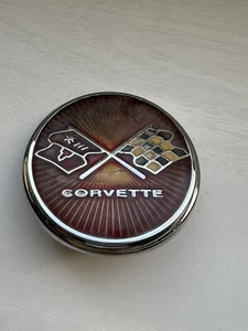 1975-1976 Corvette Front Nose Emblem "Blemished" - Picture 1 of 9