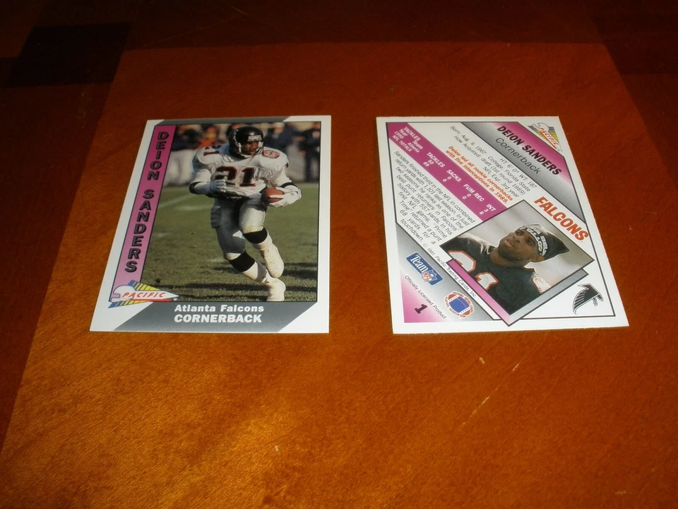 1991 Pacific Football Set Break (#1-250).99 Singles-Qty. Discounts - Image 1 of 1