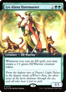 MTG Lys Alana Huntmaster 772 Rare Foil Extended Art Secret Lair Drop - Picture 1 of 1