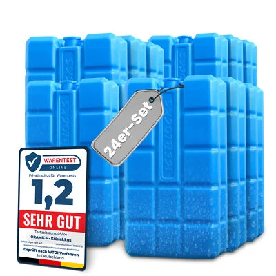 24x Kühlakkus groß flach je Kühlelement 200ml Kühlpacks für Kühltasche Kühlbox - Bild 1 von 4