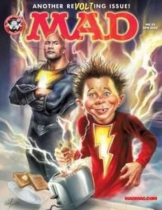 MAD MAGAZINE #25 2022 DWAYNE ROCK JOHNSON BLACK ADAM NM - Imagen 1 de 1