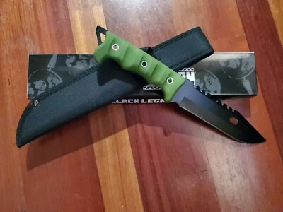 Cuchillo de hoja fija Black Legion con funda de nailon BV478 NUEVO Foto 1 de 3