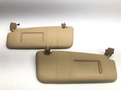2004 - 2010 Bmw E60 525I 528I 530I 535I 545I Pair Tan Left And Right Sun Visors - Image 1 of 3