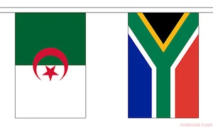 NACIONES AFRICANAS 16,5 METROS BUNTING 54 BANDERAS SUDAFRICA KENIA - Imagen 1 de 1