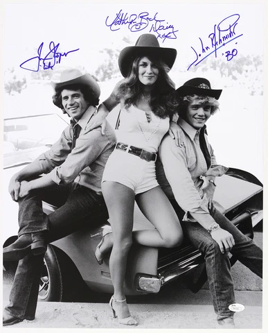 1979-1985 John Schneider Wopat Bach Dukes of Hazzard Signed 16x20 Photo (JSA) Cover