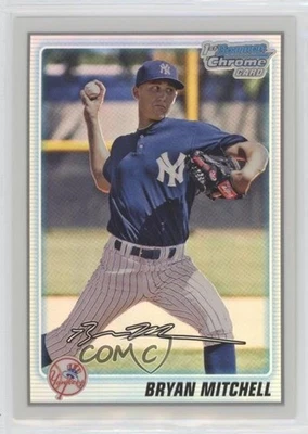 2010 Bowman Chrome Prospects Refractor /500 Bryan Mitchell #BCP118 - Image 1 of 2
