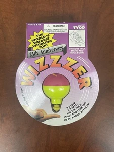 Vintage 1994 Tyco Wizzzer Whirling Top 25th Anniversary Pink/Yellow - Picture 1 of 2