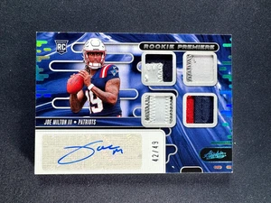 2024 Panini Absolute Joe Milton III Rookie Patch Auto RPA #RPMA-JMN /49 - Picture 1 of 2