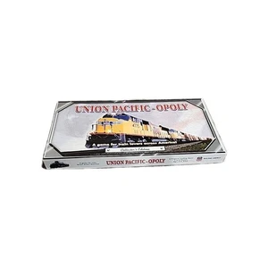 UNION PACIFIC-OPOLY COLLECTORS EDITION BOARD GAME EUC Trains Railroad - Picture 1 of 13