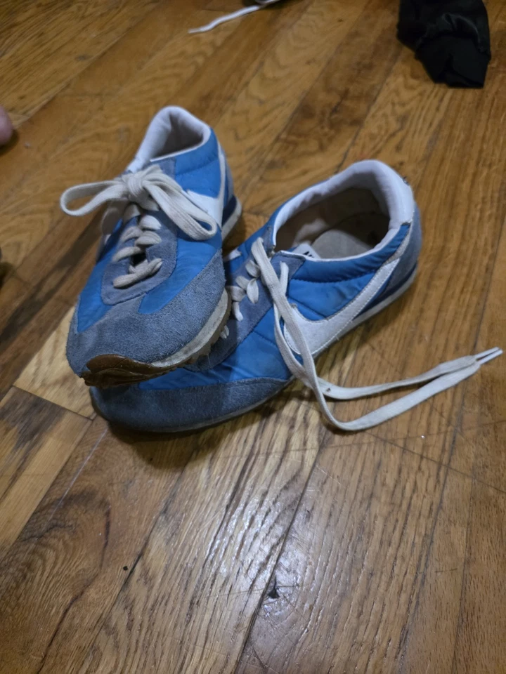 Vintage BLUE 1970s Nike Cortez Made In Indonesia - Image 1 of 1