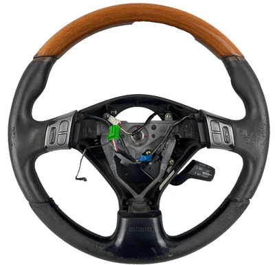 2004-2009 Subaru Outback Legacy MOMO Wood Steering Wheel GS120-00990 - Image 1 of 4