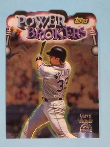1999 Topps Power Brokers Larry Walker Colorado Rockies #PB15 ⚾ - Picture 1 of 2