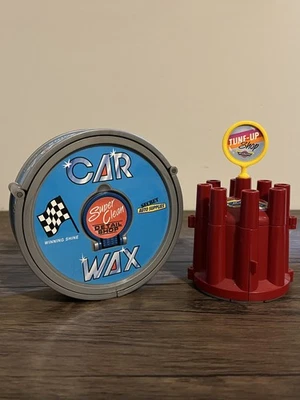 Micro Machines Car Wax Detail Shop & Distributor Tune Up Shop Galoob 1989 - Image 1 of 4