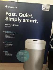 Brand New Blueair Blue Pure 211i Max + 2 Extra Filters – $300 (Retail $490+!) - Picture 1 of 5