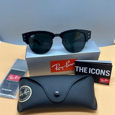 Occhiali da sole unisex Ray-Ban RB0316-S NERO/GRIGIO MEGA CLUBMASTER - Immagine 1 di 4