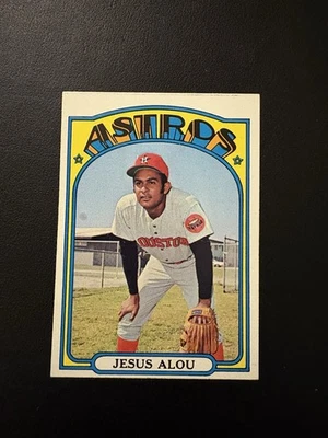 1972 Topps Set Break # 716 Jesus Alou High Grade ¡Como nuevo nítido! ¡CENTRADO!! Foto 1 de 2