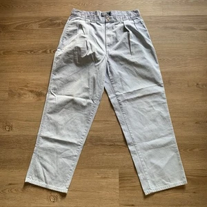 Vintage Ralph Lauren Polo Chino Light Blue Mens Pants Size 33 Dry Goods Tag - Picture 1 of 10