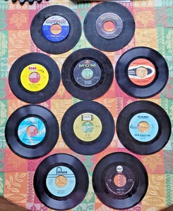 10 Record 45 Rpm Lot, Various Artists, See Pictures For Titles. - Picture 1 of 2