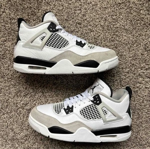 Nike Air Jordan 4 Military Black Size 7 Youth (Size 8.5 Women's) - Picture 1 of 8