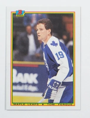 1990-91 Bowman Hockey #157 Tom Fergus - Image 1 of 2