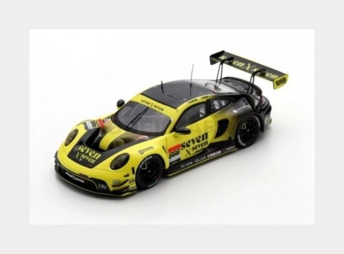 SPARK-MODEL 43SGT25666 PORSCHE - 911 992 GT3 R TEAM SEVEN X SEVEN RACING N 666 G - Immagine 1 di 1