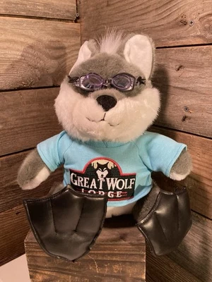 Build a Bear Great Wolf Lodge Plush Gray 13 Inch Stuffed Animal Toy EUC - Image 1 of 4