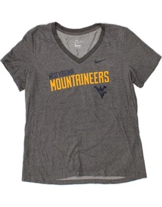 NIKE Womens Graphic T-Shirt Top UK 14 Medium Grey AH15 - Picture 1 of 3