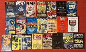 22 CASSETTE TAPE ALBUMS (COLLECTION/JOB LOT) - VOX/KERRANG/MELODY MAKER/NME - Picture 1 of 6